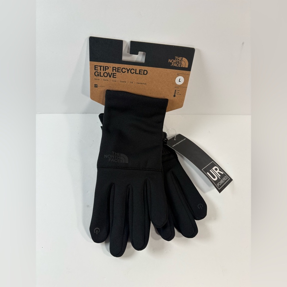 The North Face ETIP  touchscreen Recycled Gloves in Black
